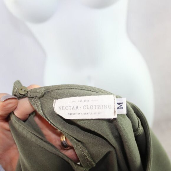 Nectar split tie front bell sleeve top - Picture 2 of 7